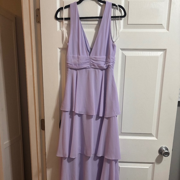 Lulus Amazing Evening Lavender Tiered Maxi Dress - Picture 1 of 3